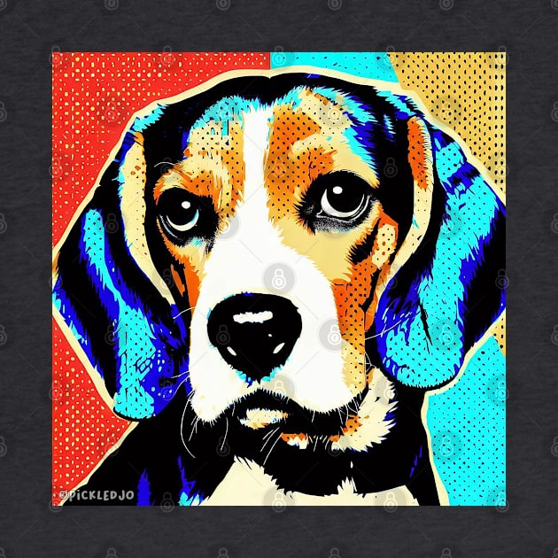 Beagle Dog Pop Art by Sketchy